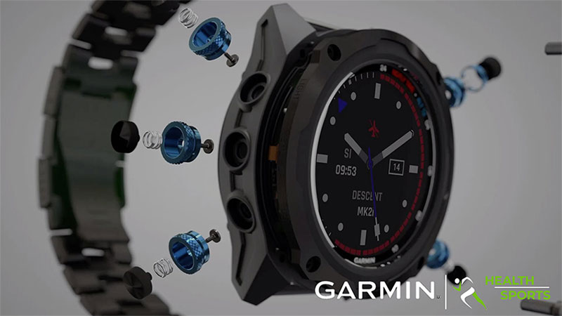thiết kế đồng hồ garmin descent mk2i